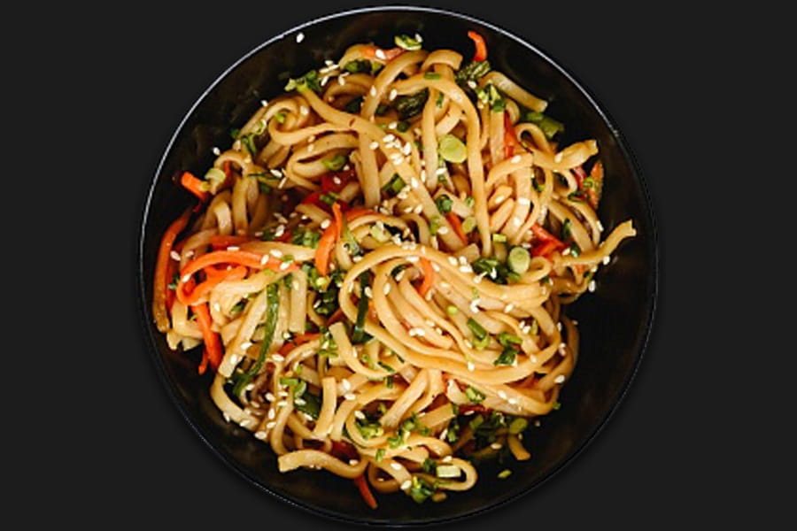 Удон с овощами