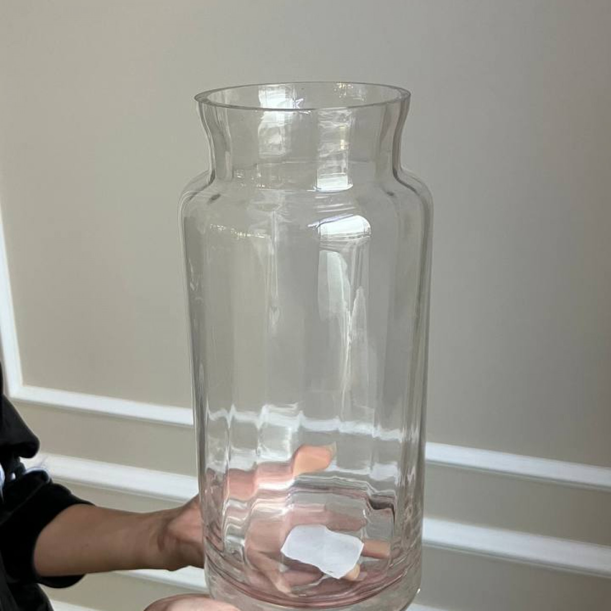 Ваза стекло 12*30 см