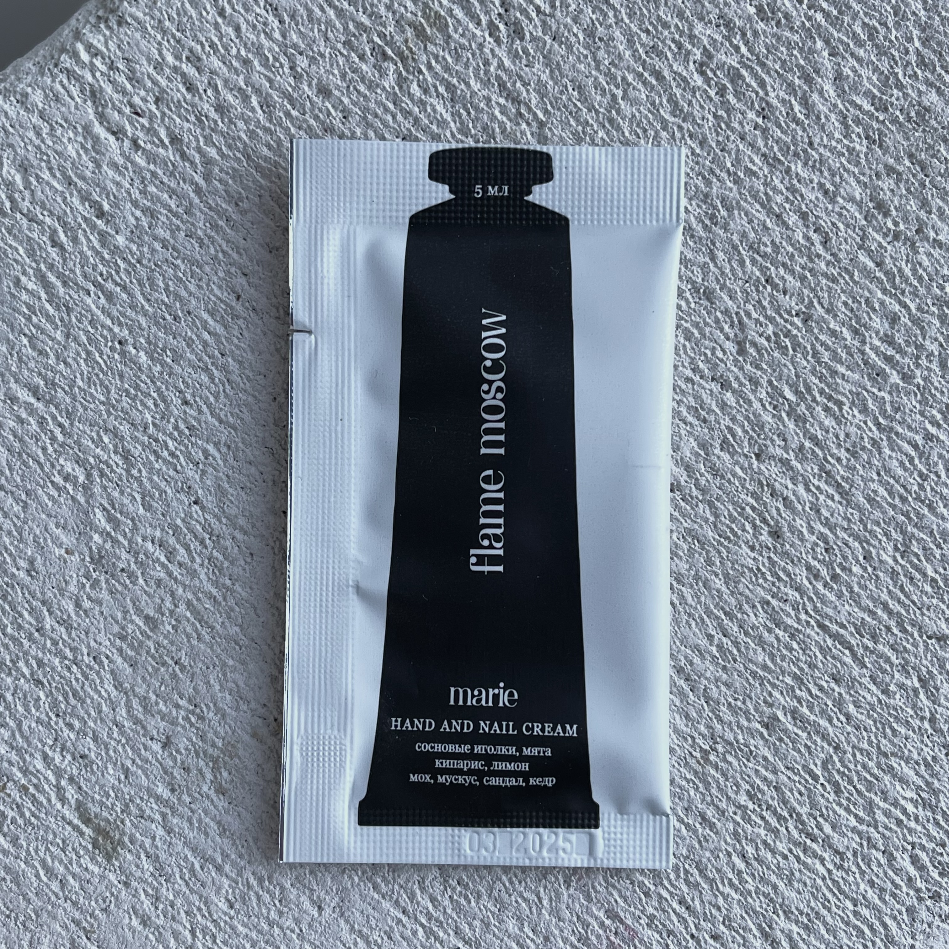 Тестер крема для рук Flame Moscow аромат Marie
