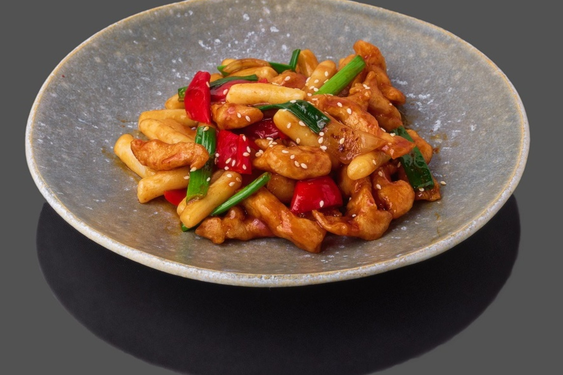 Токпокке с курицей