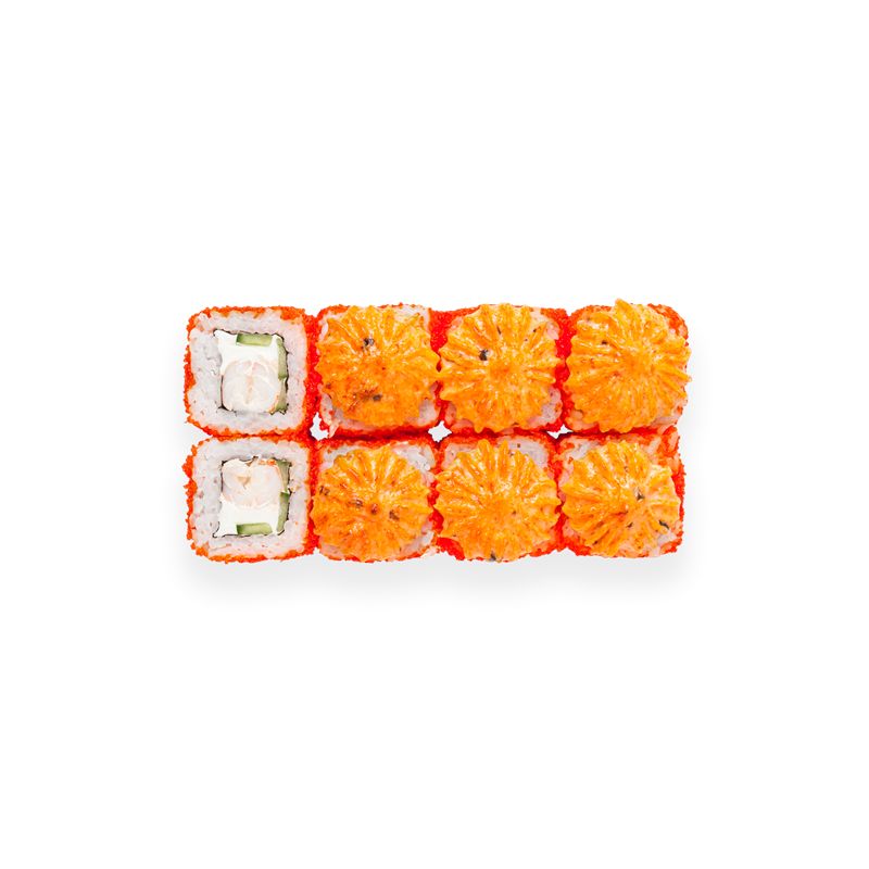 Запеченный с креветкой