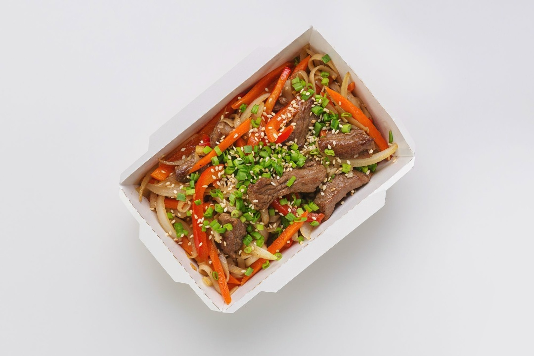 Удон с говядиной