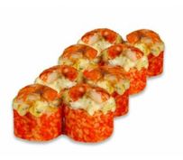Ролл Запеченный с королевской креветкой