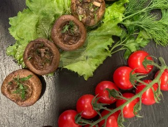 Шампиньоны с сыром