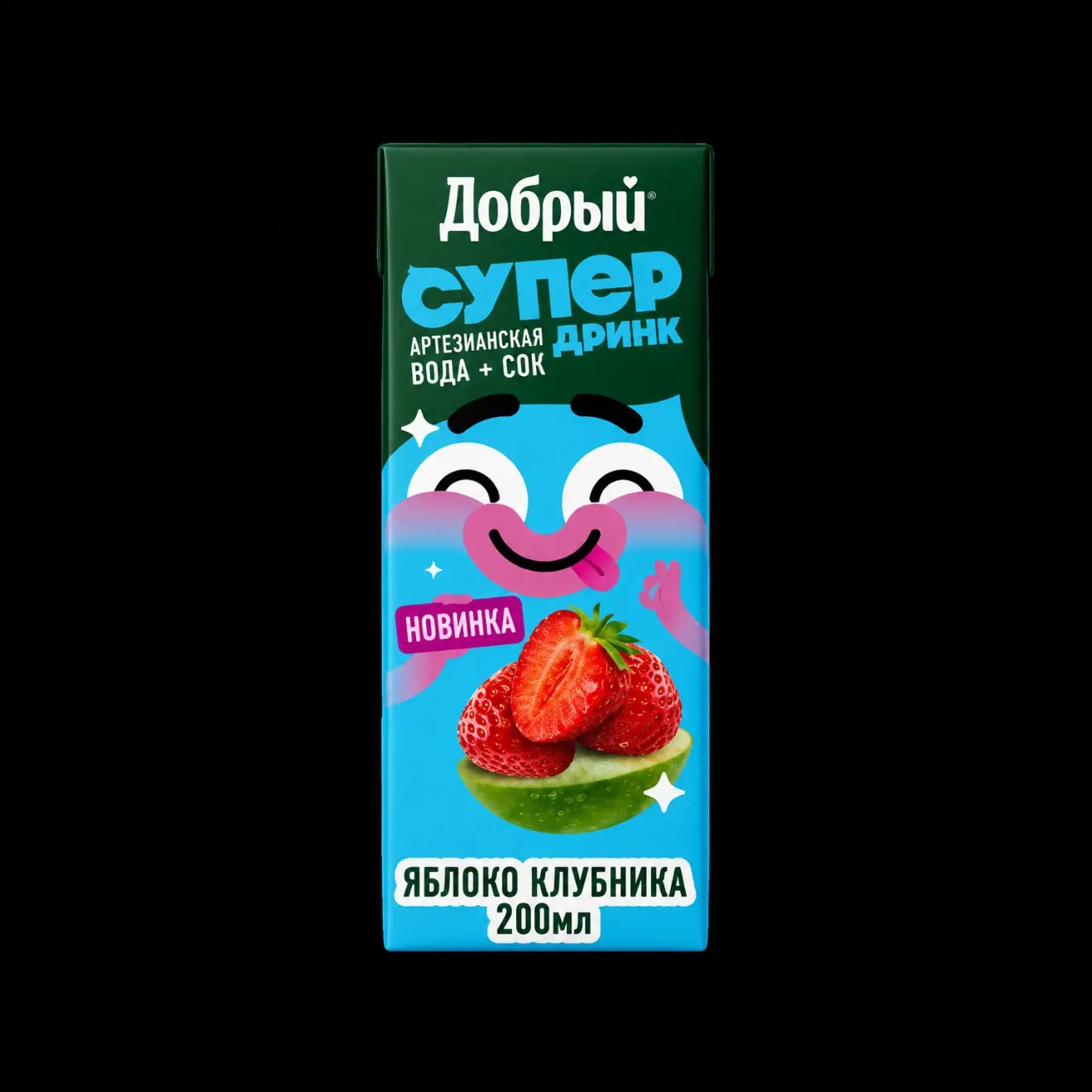 Добрый сок Яблоко-Клубника