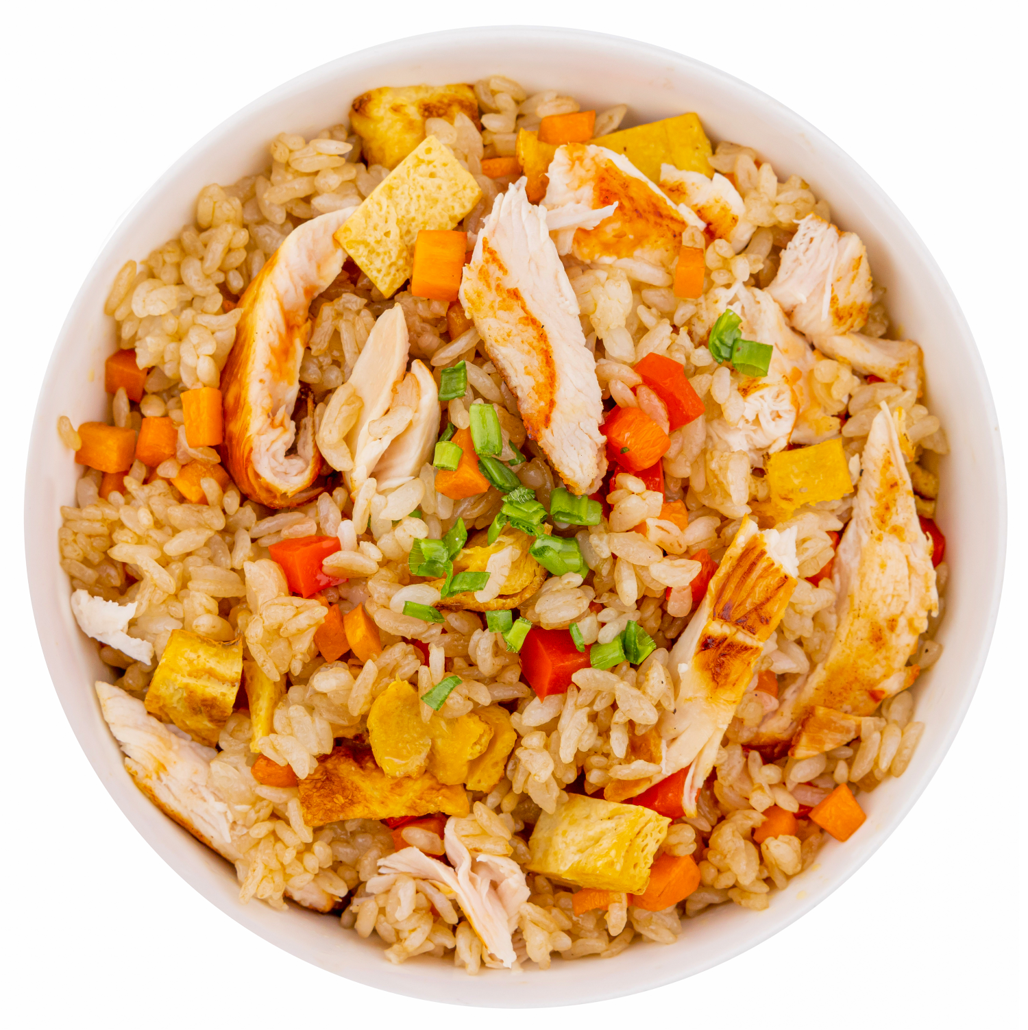 Тяхан с курицей