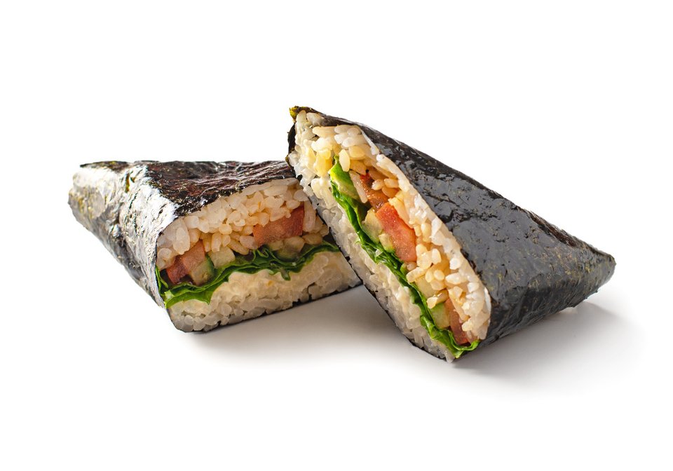 Онигири с овощами