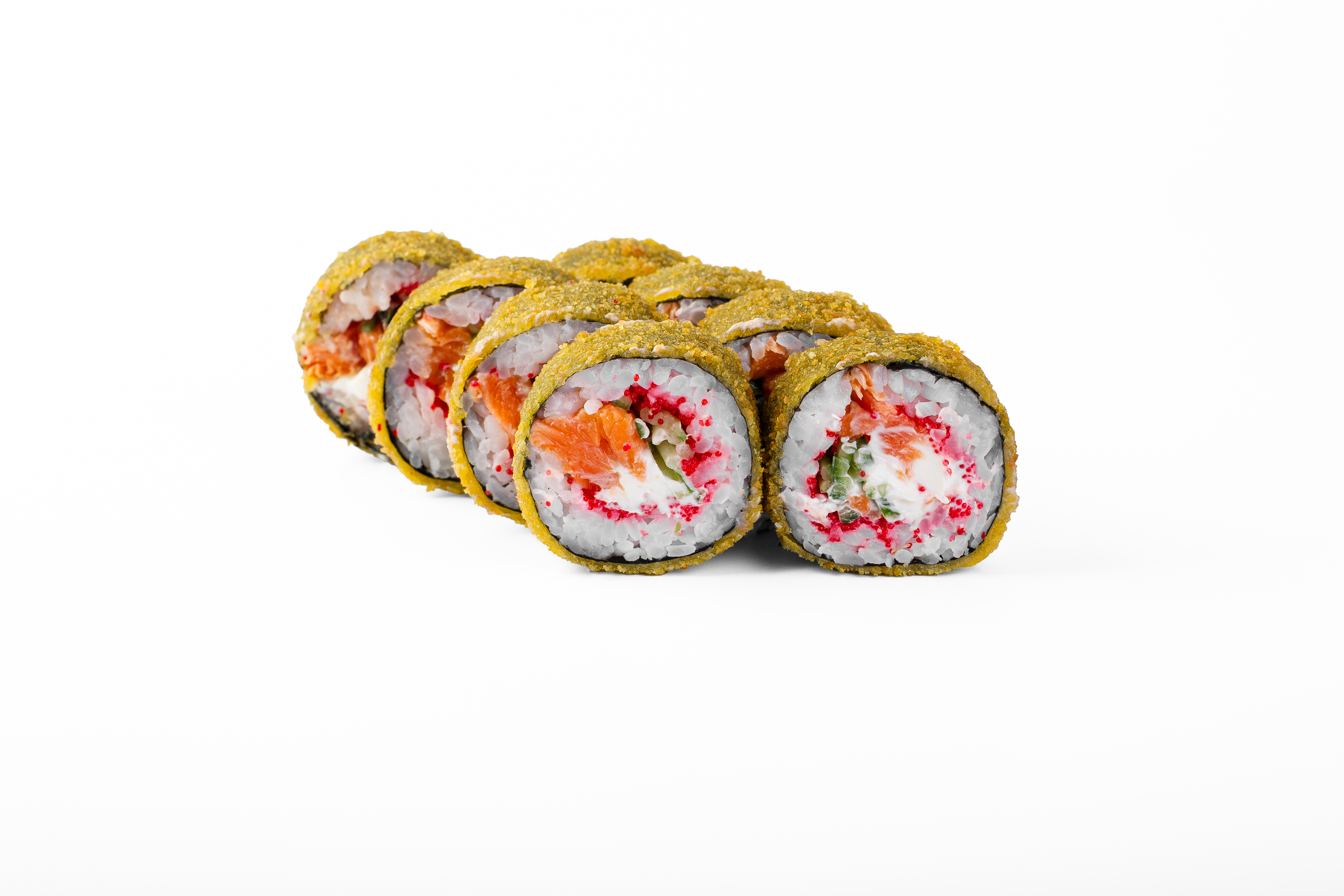 Жареная калифорния с креветкой