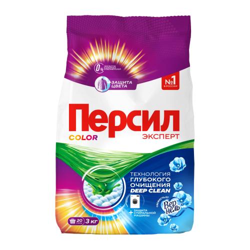 Стиральный порошок Персил Колор Свежесть от Вернель для цветного белья автомат 3кг