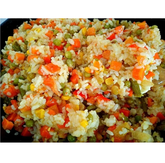 Рис с мексиканской смесью