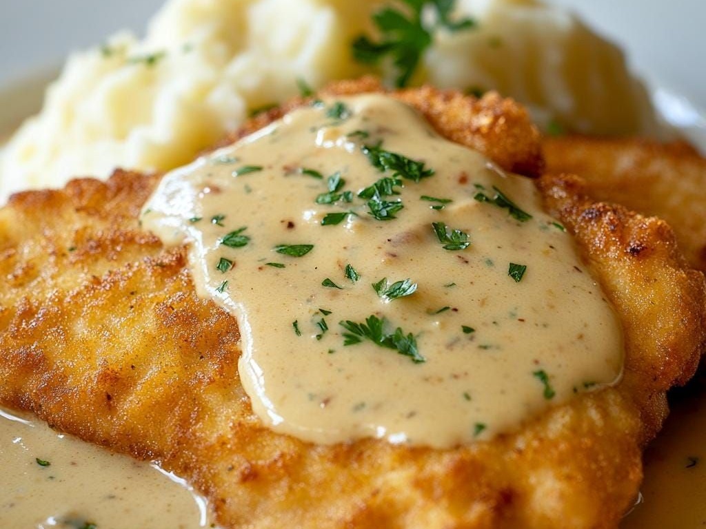 Шницель куриный с картофельным пюре