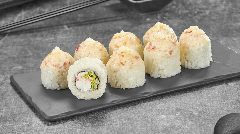 Ролл Крабонара запеченный