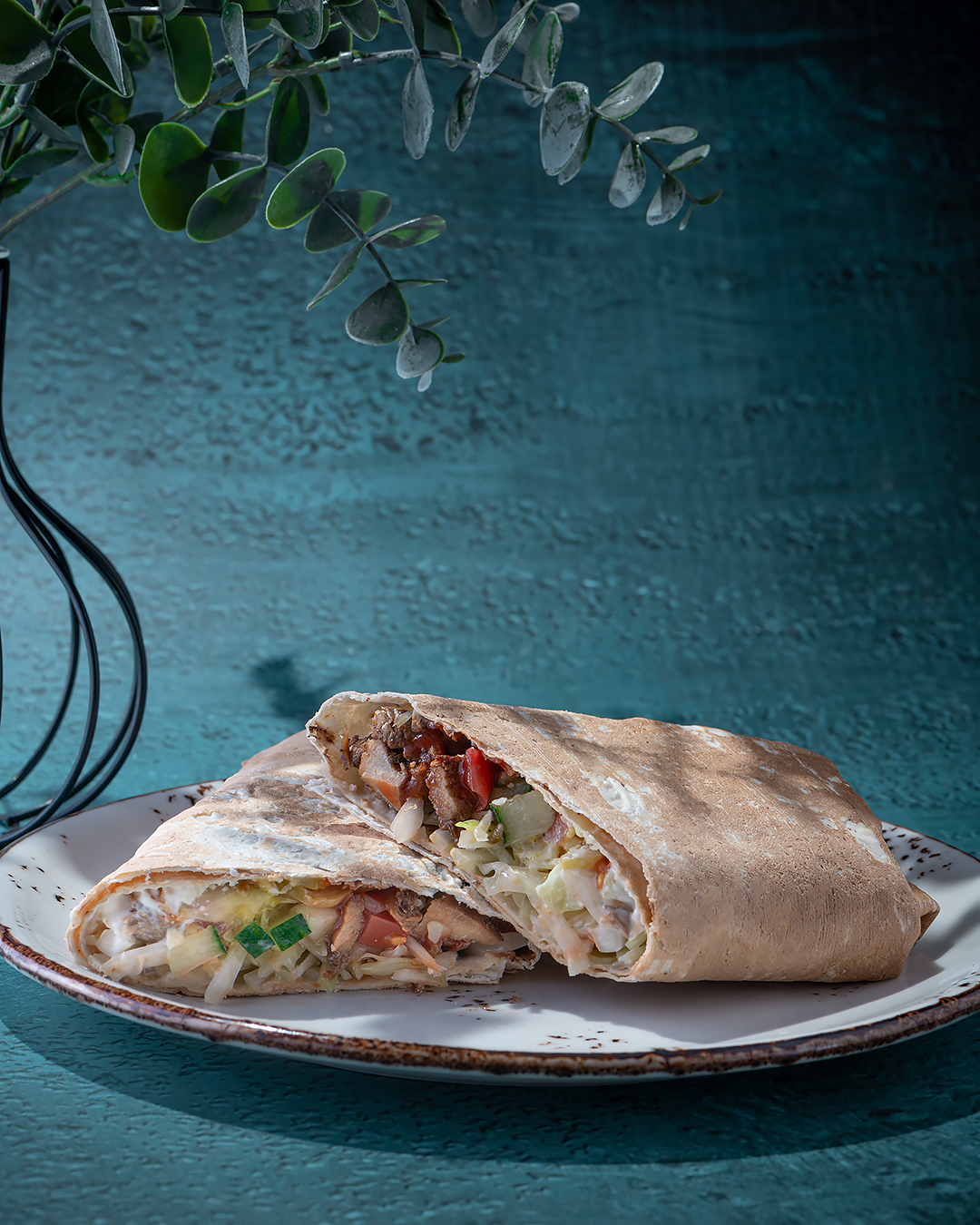 Ролл с курицей в лаваше