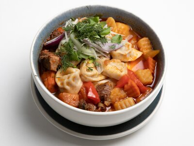 Чучвара шурпа из баранины