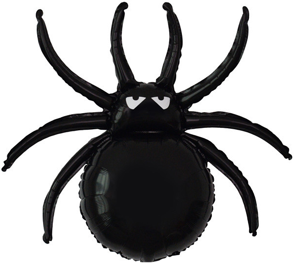 Шар (32''/81 см) Фигура, Паук (надув воздухом), Черный