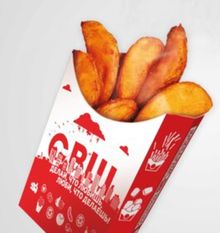 Картофель по-деревенски большой