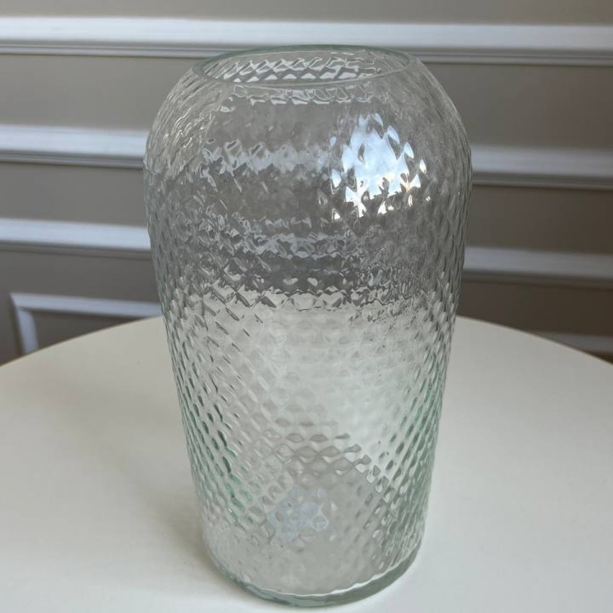 Ваза стекло 12*25 см Артикул: В28