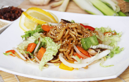 Удон с овощами