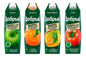 Сок Добрый в ассортименте 1 л