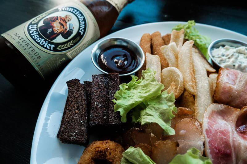 Пивная тарелка на компанию