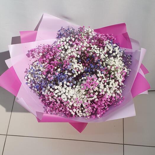 Букет из гипсофилы Микс