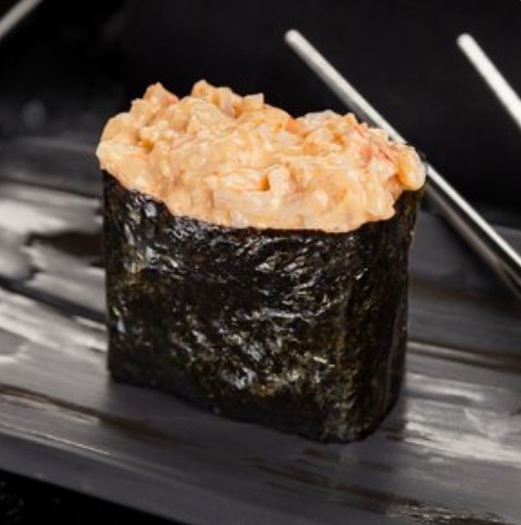 Гункан креветка спайси