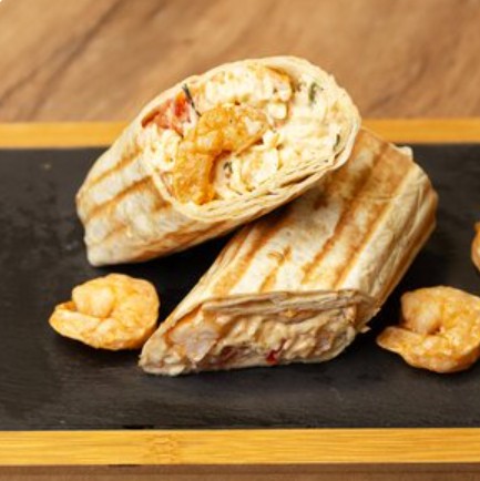 Стандартная шаурма с креветками