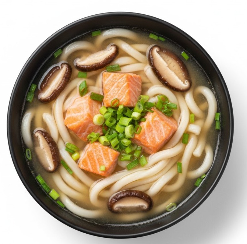 МИСО СУП С ЛОСОСЕМ