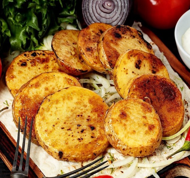 Картофель на гриле