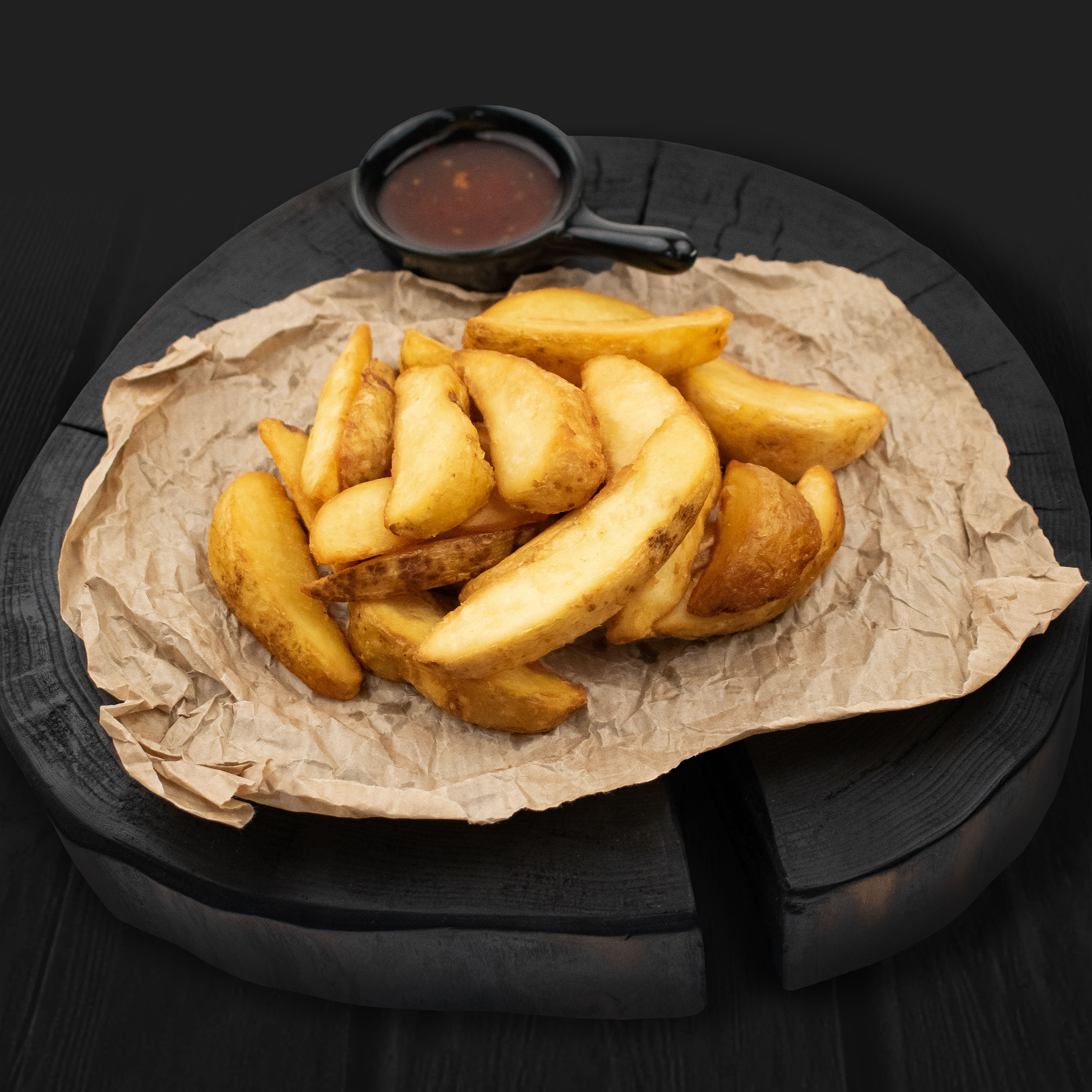 Картофель по-деревенски маленький