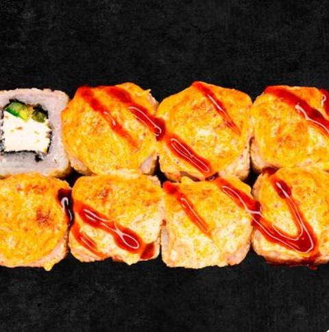 Запечённый с курицей