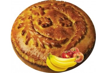 Пирог Банан Яблоко (закрытый)