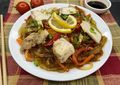 Рисовая лапша с курицей
