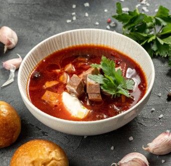 Борщ С Говяжьим языком