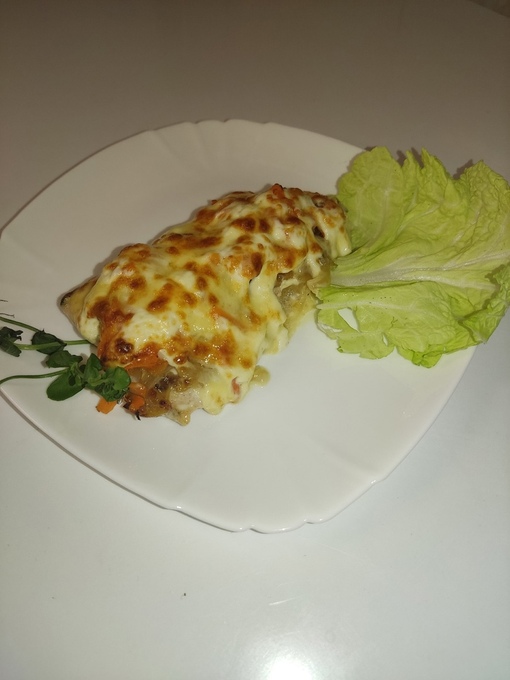 Филе горбуши с овощами