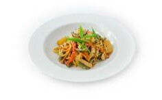 Цыпленок с ананасом с удоном