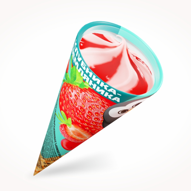  Рожок Клубника-земляника70г