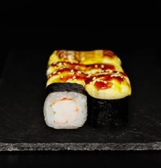 Запечённый мак с креветкой