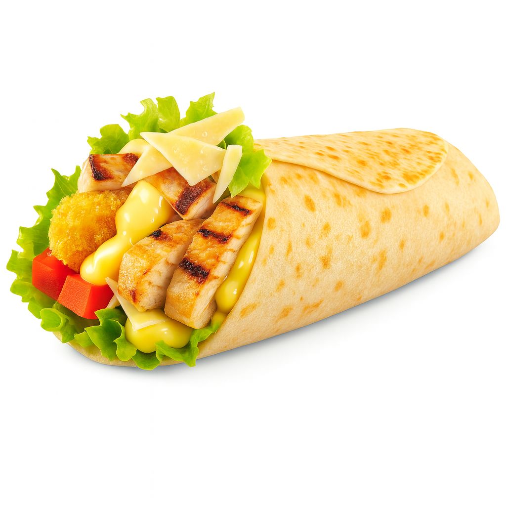 Тортилья сырная с курицей