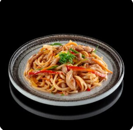 Лапша Удон с курицей