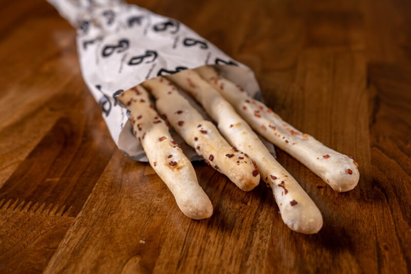 Гриссини с беконом