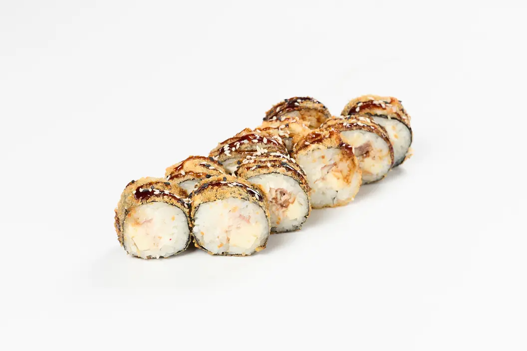 Жареный с угрем