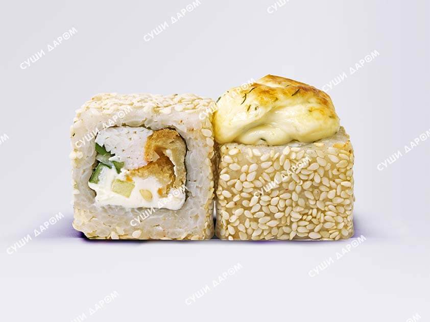 Запеченный ролл Филадельфия