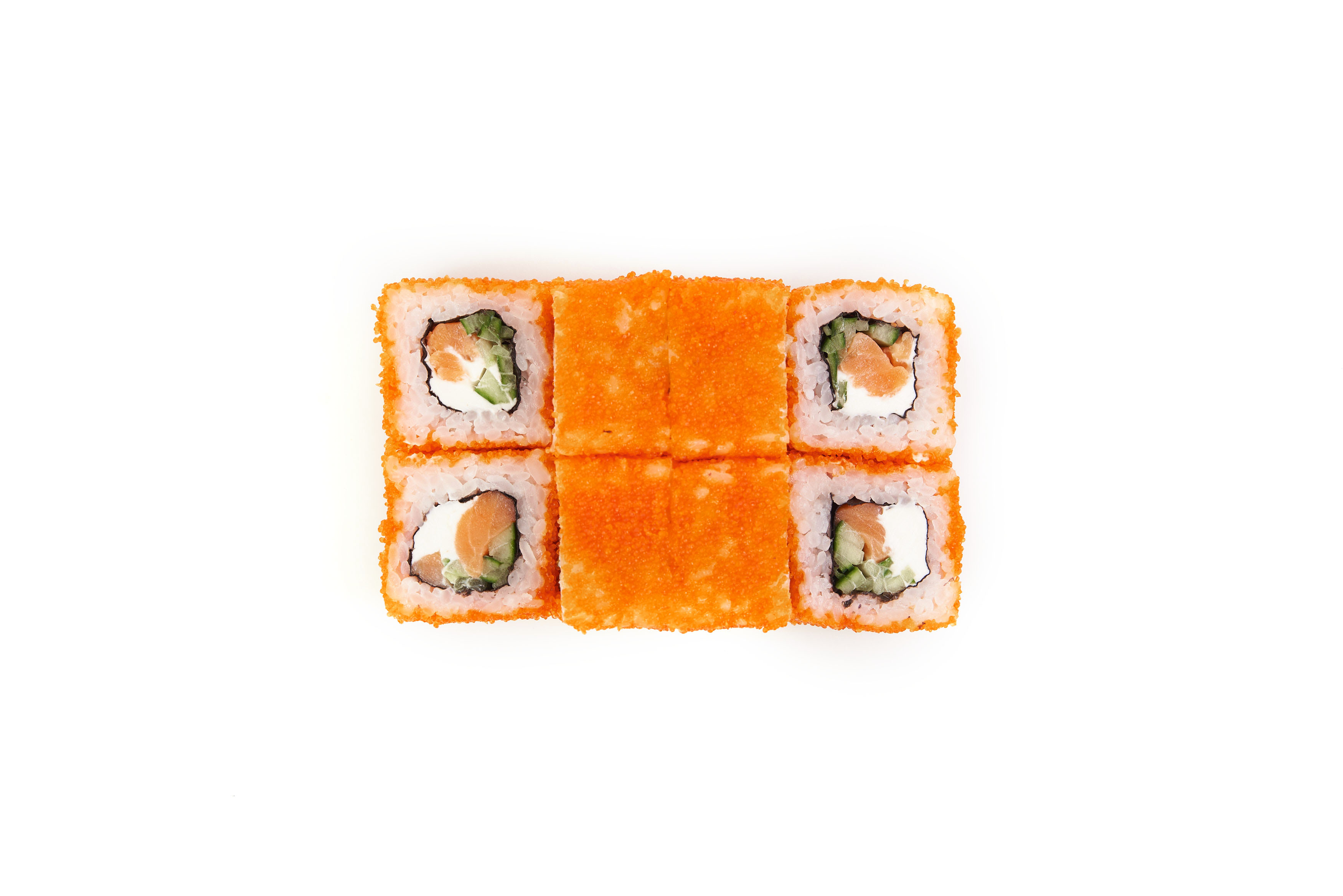 Ролл Калифорния с лососем