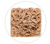 Лапша гречневая с овощами