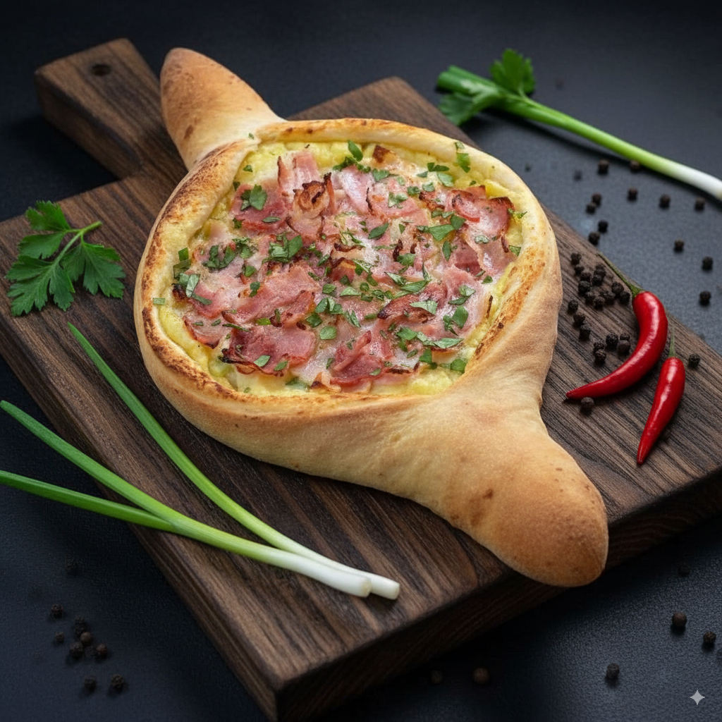 По-Аджарски с беконом и картошечкой
