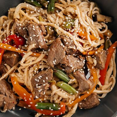 Wok с говядиной (гречневая)