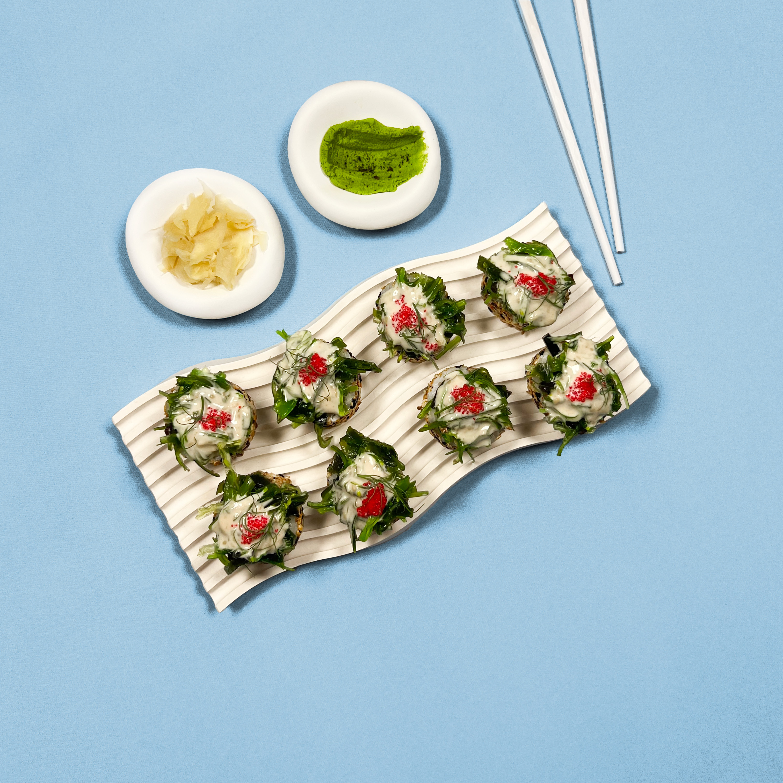 Чука ролл с лососем