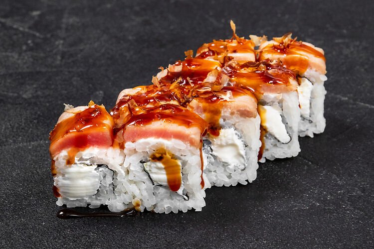 Ролл тунец запеченный