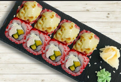 Запечённый ролл креветка